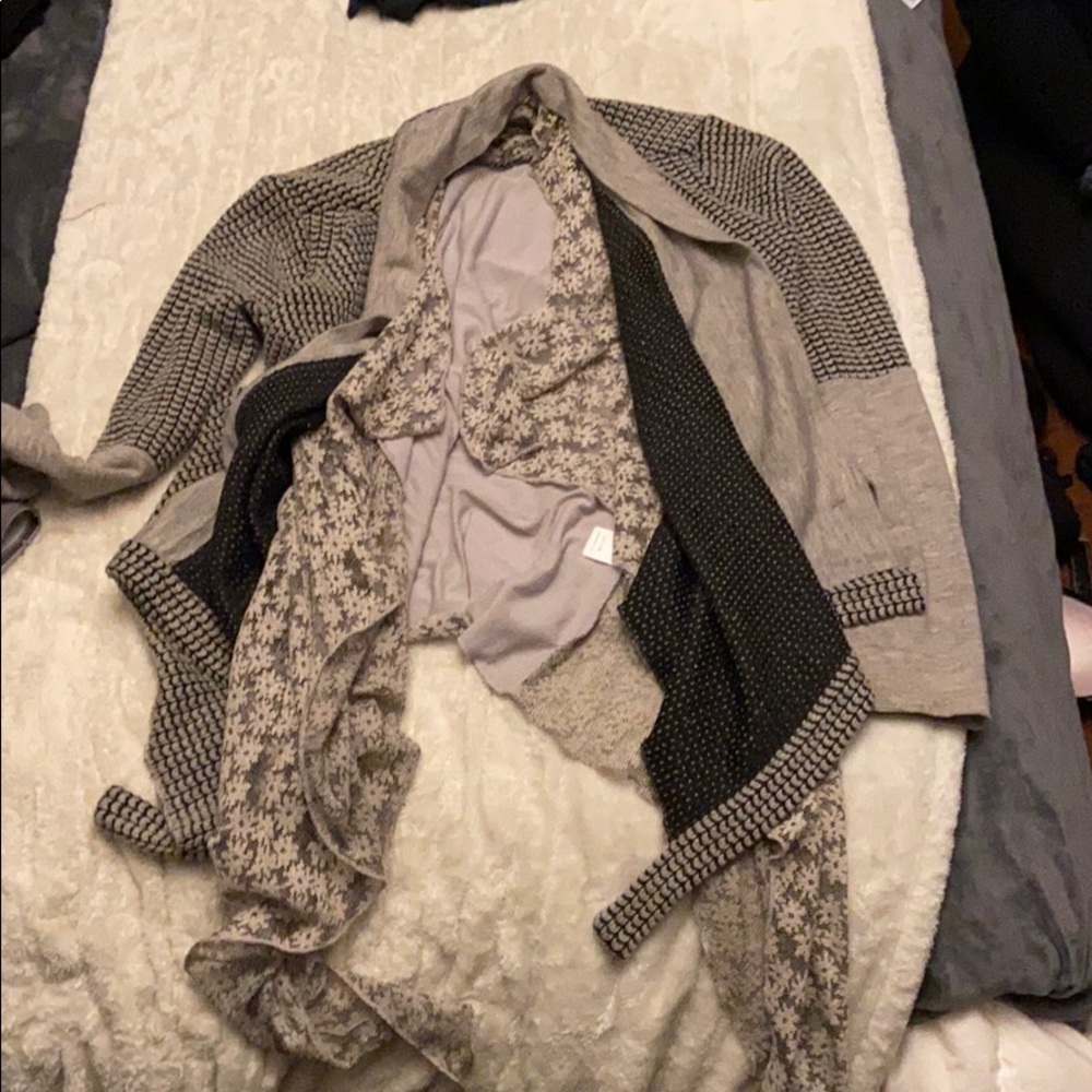 Layered cardigan